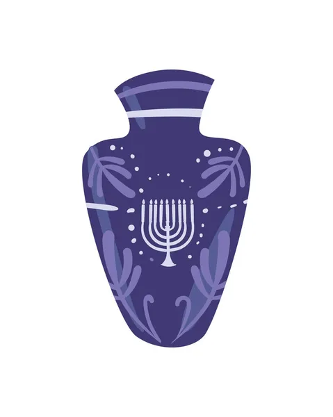 Σχεδιασμός αγγείων hanukkah — Διανυσματικό Αρχείο