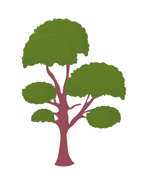 Disegno albero alto — Vettoriale Stock
