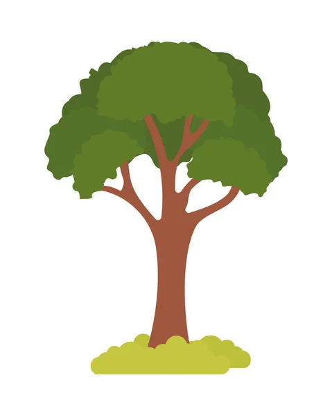 Icono de árbol verde — Vector de stock