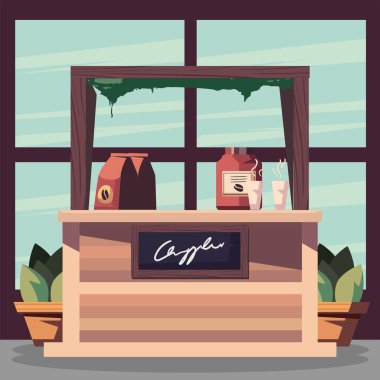 Güzel kahve dükkanı.