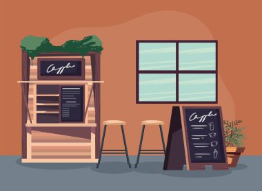 İçinde kahve dükkanı