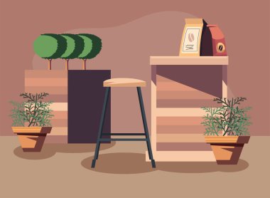 Kahve dükkanından.