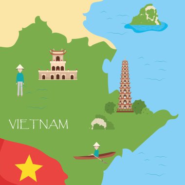 Güzel Vietnam görüntüsü