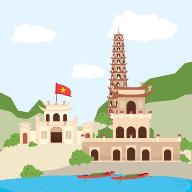 Güzel Vietnam Tapınağı