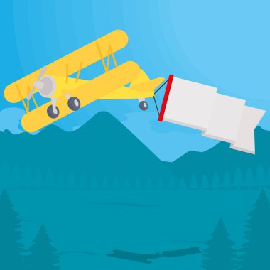 Sancaklı uçak manzarası