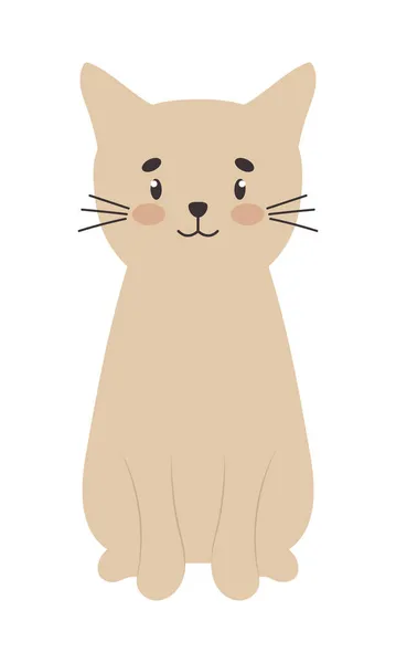 Icône de chaton mignon — Image vectorielle