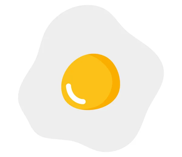 Icona uovo fritto — Vettoriale Stock