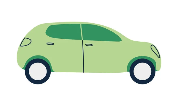 Green car icon — Stock Vector