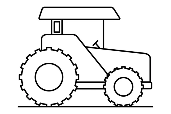 Tractor icon image — Stock Vector