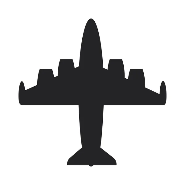 Repülőgép ikon kép — Stock Vector