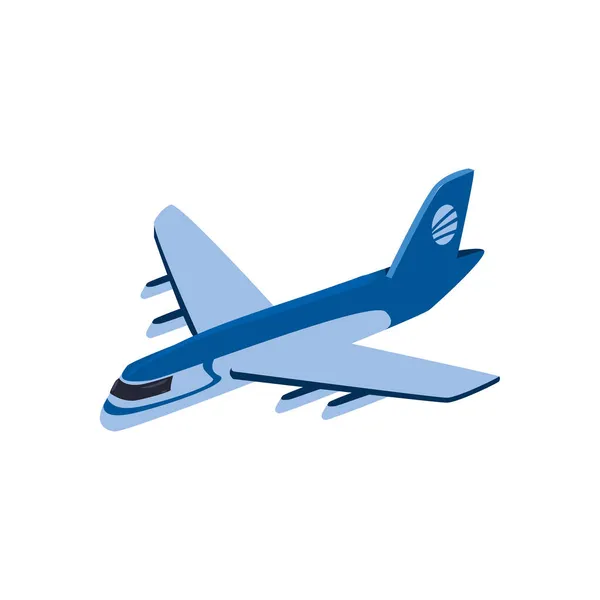 Airplane flight ikonen — Stock vektor
