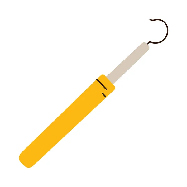 Значок зубного экскаватора — стоковый вектор