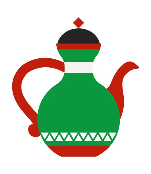 Arabische Kaffeekanne — Stockvektor