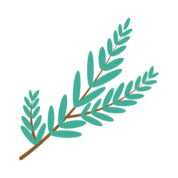 Branches avec feuilles — Image vectorielle