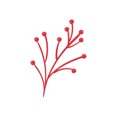 kırmızı bitki dalı