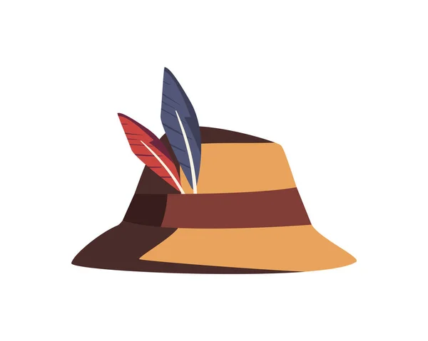 Kamp şapkası tasarımı — Stok Vektör