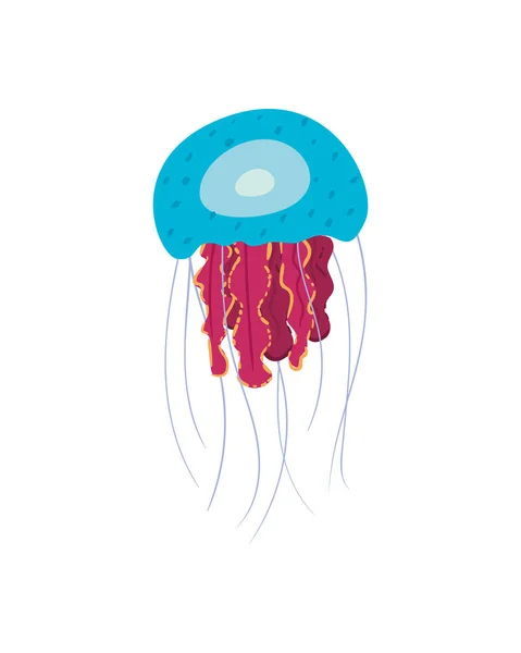 Szép medúza design — Stock Vector