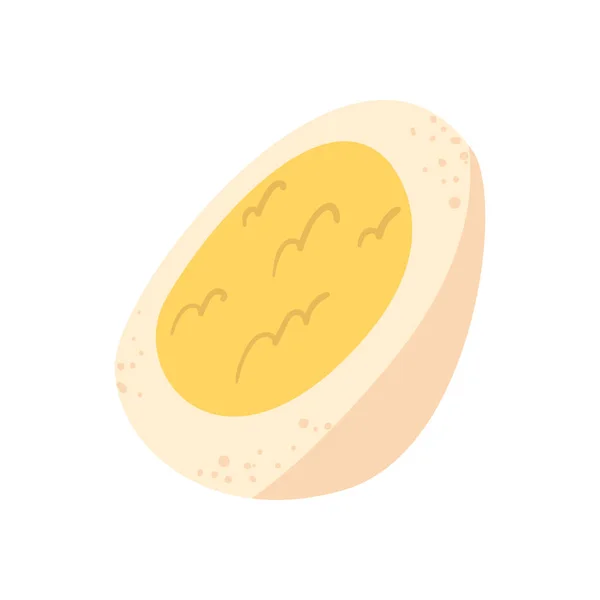 Huevo cocido — Archivo Imágenes Vectoriales