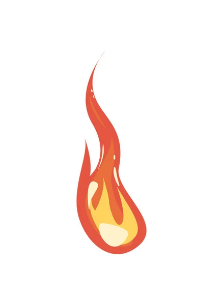 Nice flame illustration — Stock Vector