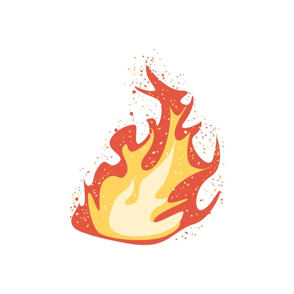 Nice flame icon — Stock Vector