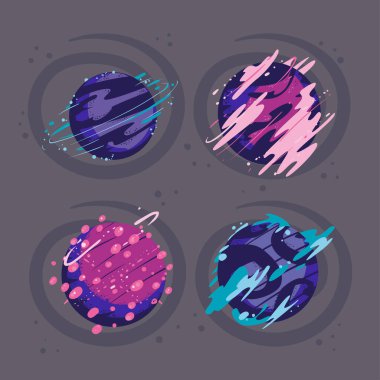 dört renkli gezegen