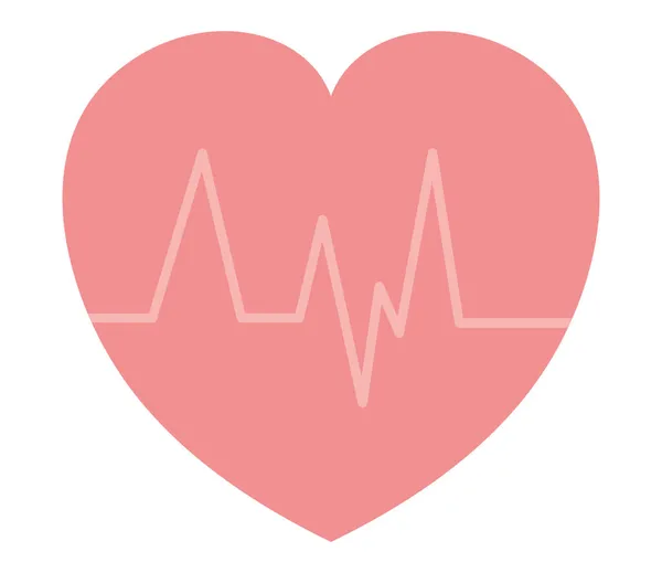 Kardiyo kalp simgesi — Stok Vektör