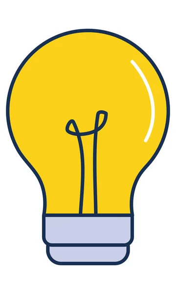 Icona della lampadina — Vettoriale Stock