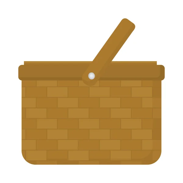 Picnic basket icon — Stock Vector