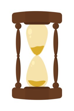 ahşap kum saati simgesi