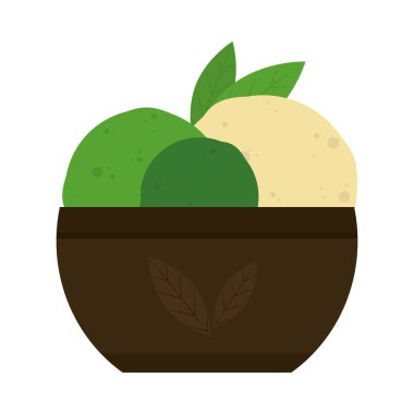 Matcha dondurma kasesi.