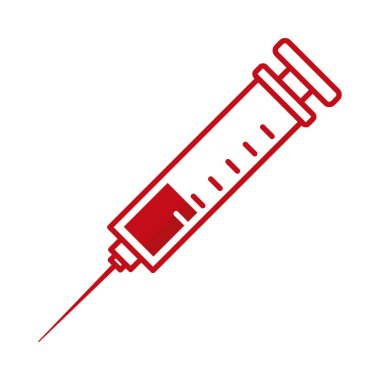 kırmızı şırınga simgesi