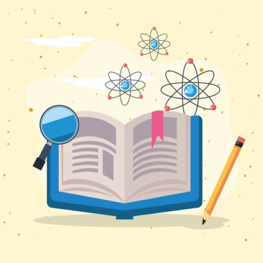 kitap ve okul simgeleri