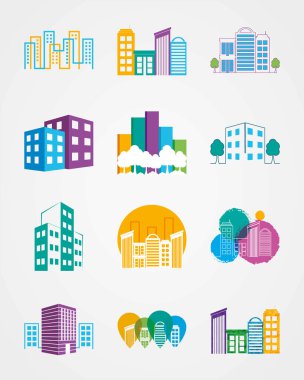 soyut binalar ayarlandı