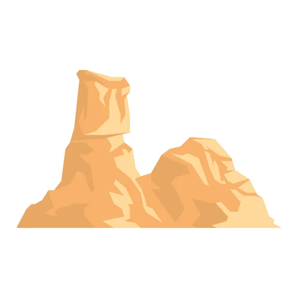 沙漠山区设计 — 图库矢量图片