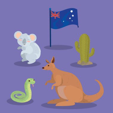 Avustralyalı hayvanlar ve eşyalar