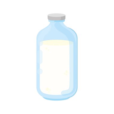 süt şişesi illüstrasyon