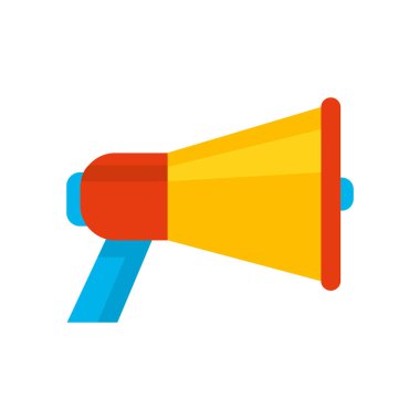 Sarı megafon çizimi