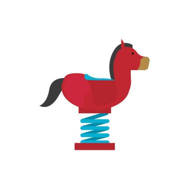 oyun alanı kırmızı atı