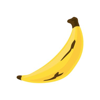 Sarı muz illüstrasyon
