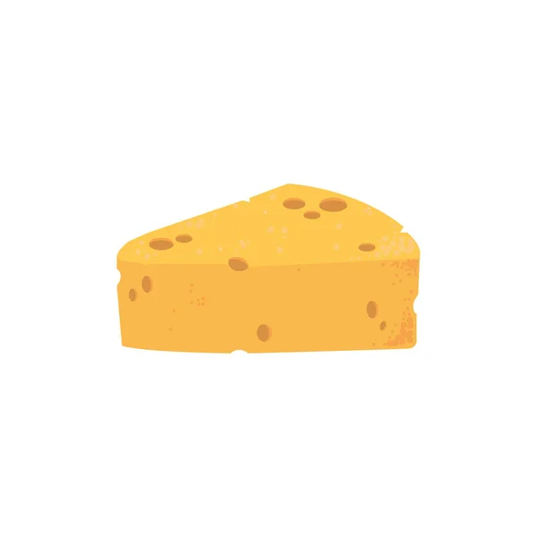 Дизайн сирного шматочка — стоковий вектор