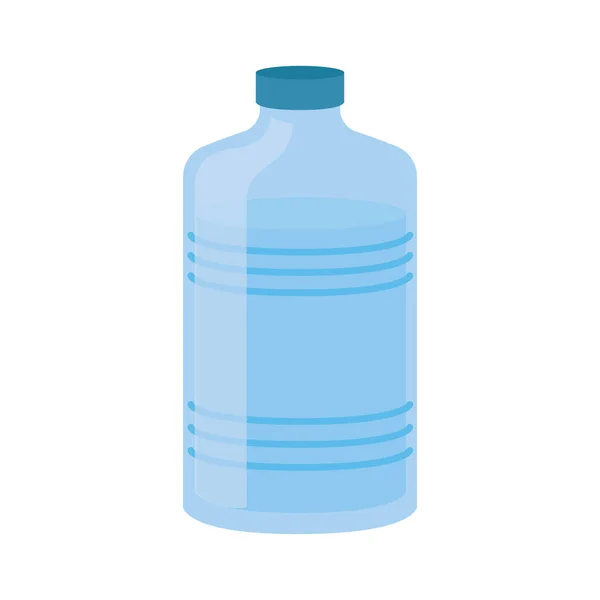 Синій пластикова пляшка — стоковий вектор