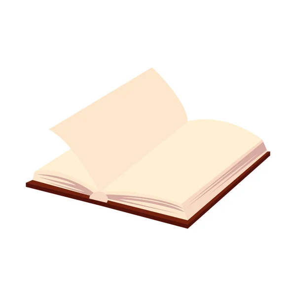 Diseño del libro en blanco — Vector de stock
