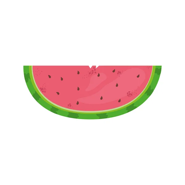 Design de frutas de melancia — Vetor de Stock