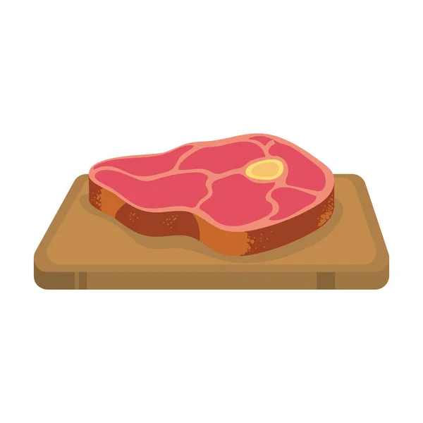Design viande de steak — Image vectorielle