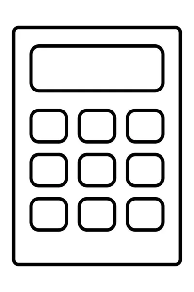 Дизайн значка калькулятора — стоковый вектор