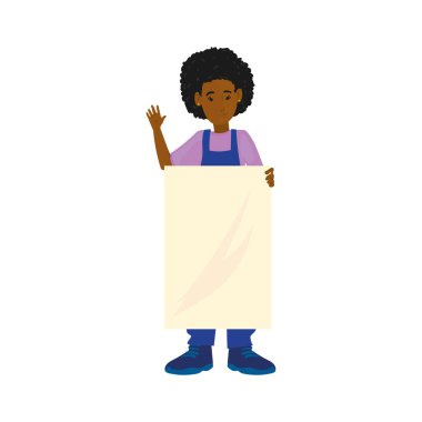 Kız holding tasarlamak