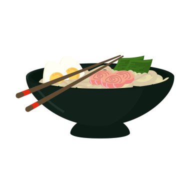 Japon ramen tasarımı.