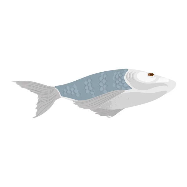 Thon conception du poisson — Image vectorielle