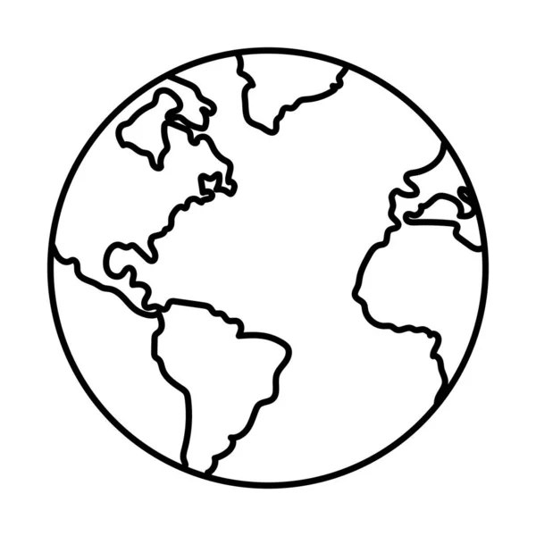 Jorden planet design — Stock vektor