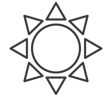 Güneş simge görüntüsü